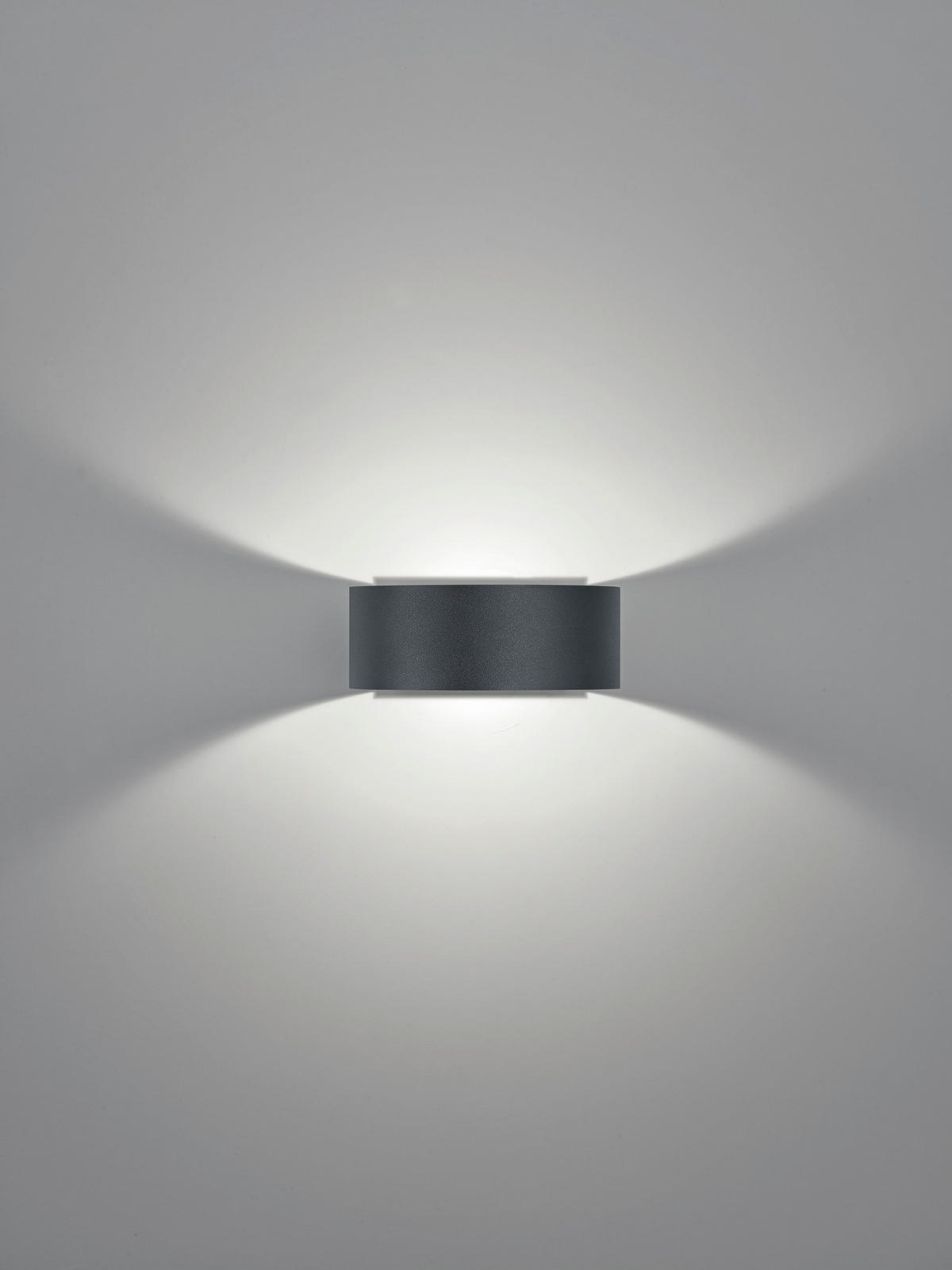 LED-WANDLEUCHTE Fosca 6/16/14,5 cm   - Schwarz, Design, Metall (6/16/14,5cm) - Helestra