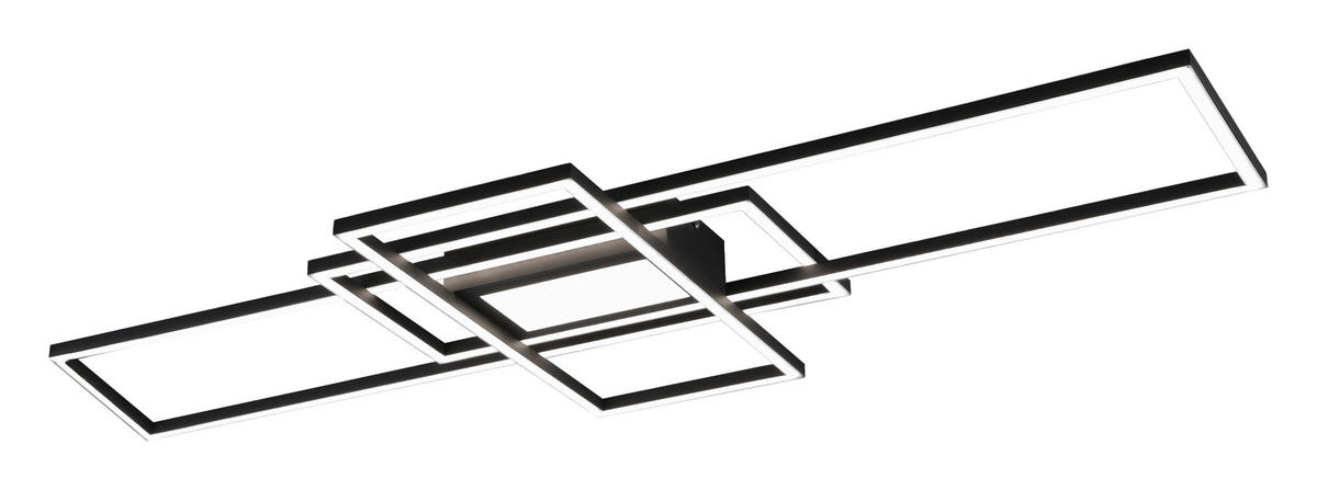 Plafonieră Cu Led 60 W    105/42/6,5 cm  - antracit, Design, plastic/metal (105/42/6,5cm) - Novel