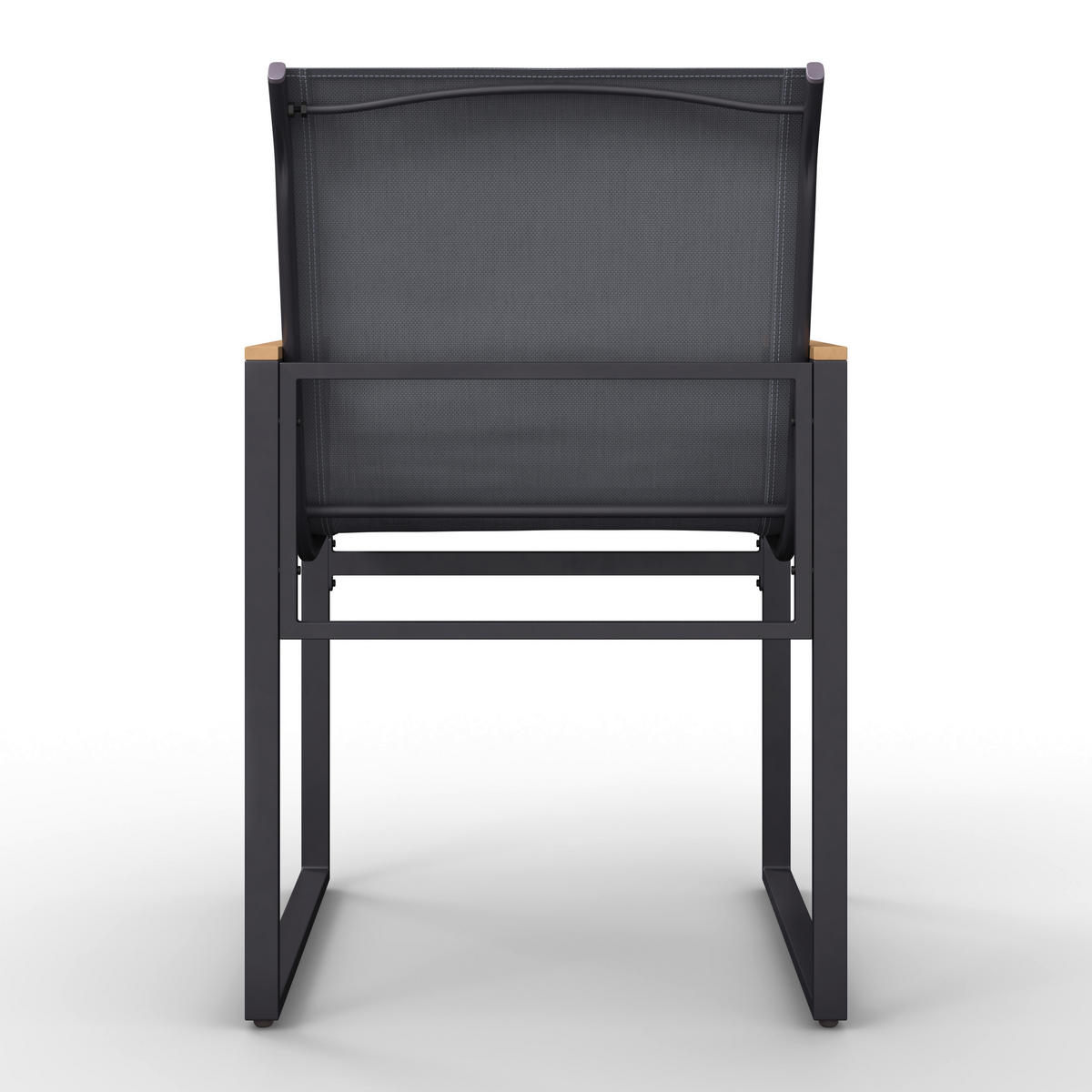 SET STOLICA ZA BAŠTU - siva/prirodna boja, Moderno, metal/tekstil (56/86/53cm) - Bessagi Garden