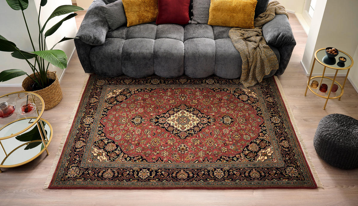 ORIENTTEPPICH 160/230 cm EDITION ALKATIF CLASSIC Blau, Beere  - Blau/Beere, LIFESTYLE, Textil (160/230cm) - Cazaris