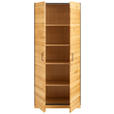 AKTENSCHRANK 86/197/40 cm  - Eichefarben/Anthrazit, Natur, Holz/Metall (86/197/40cm) - Linea Natura