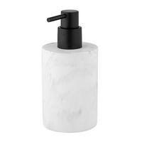 SEIFENSPENDER Kunststoff, Naturmaterialien  - Weiss/Schwarz, Konventionell, Naturmaterialien/Kunststoff (8/16/7,5cm) - Schöner Wohnen