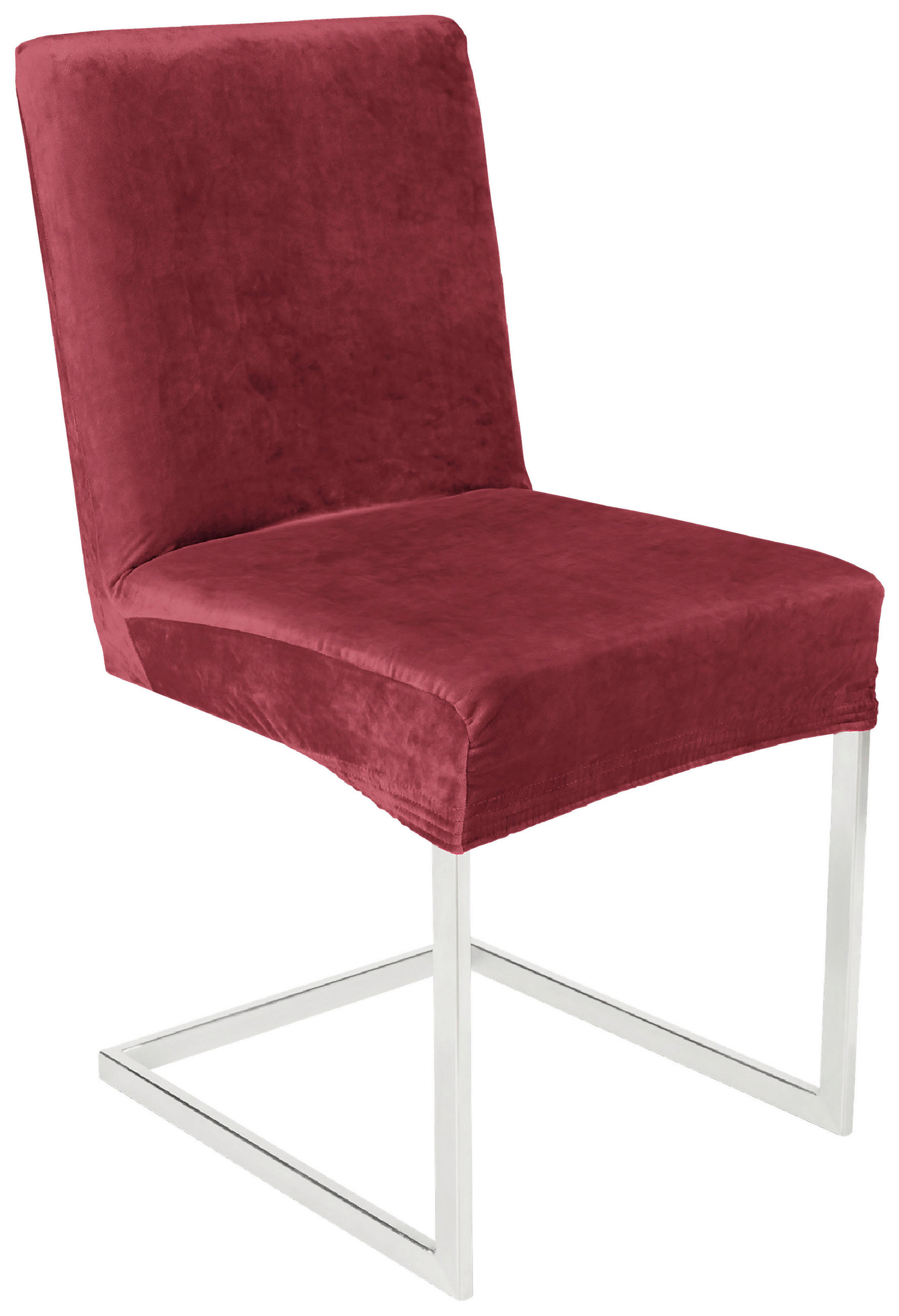 NAVLAKA ZA STOLICU  ANKA  - bordo, Basics, tekstil (64/48/48cm) - Novel