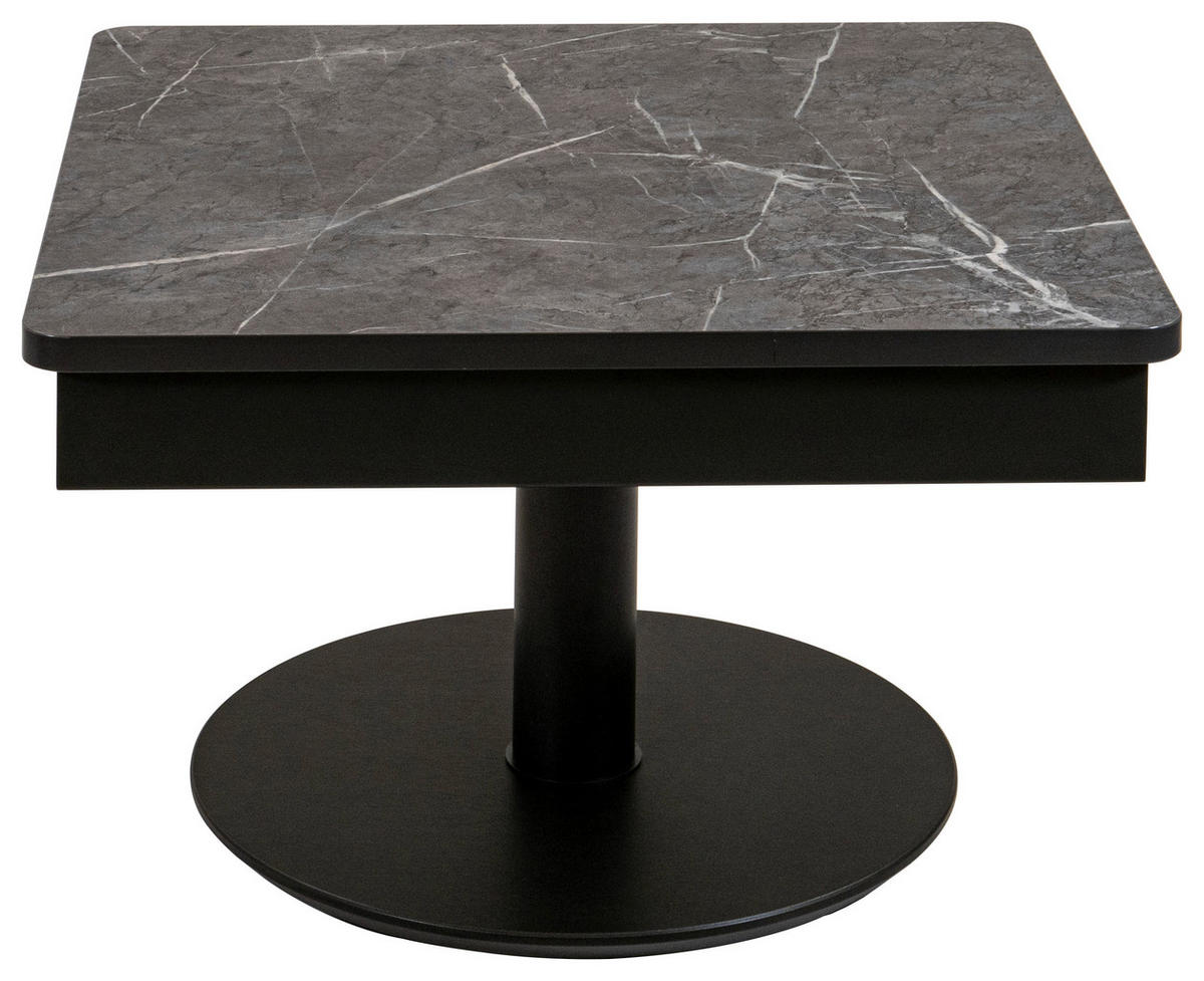 COUCHTISCH in Metall, Holzwerkstoff, Kunststoff 67/67/45-63 cm   - Anthrazit/Grau, Design, Holzwerkstoff/Kunststoff (67/67/45-63cm) - Venda