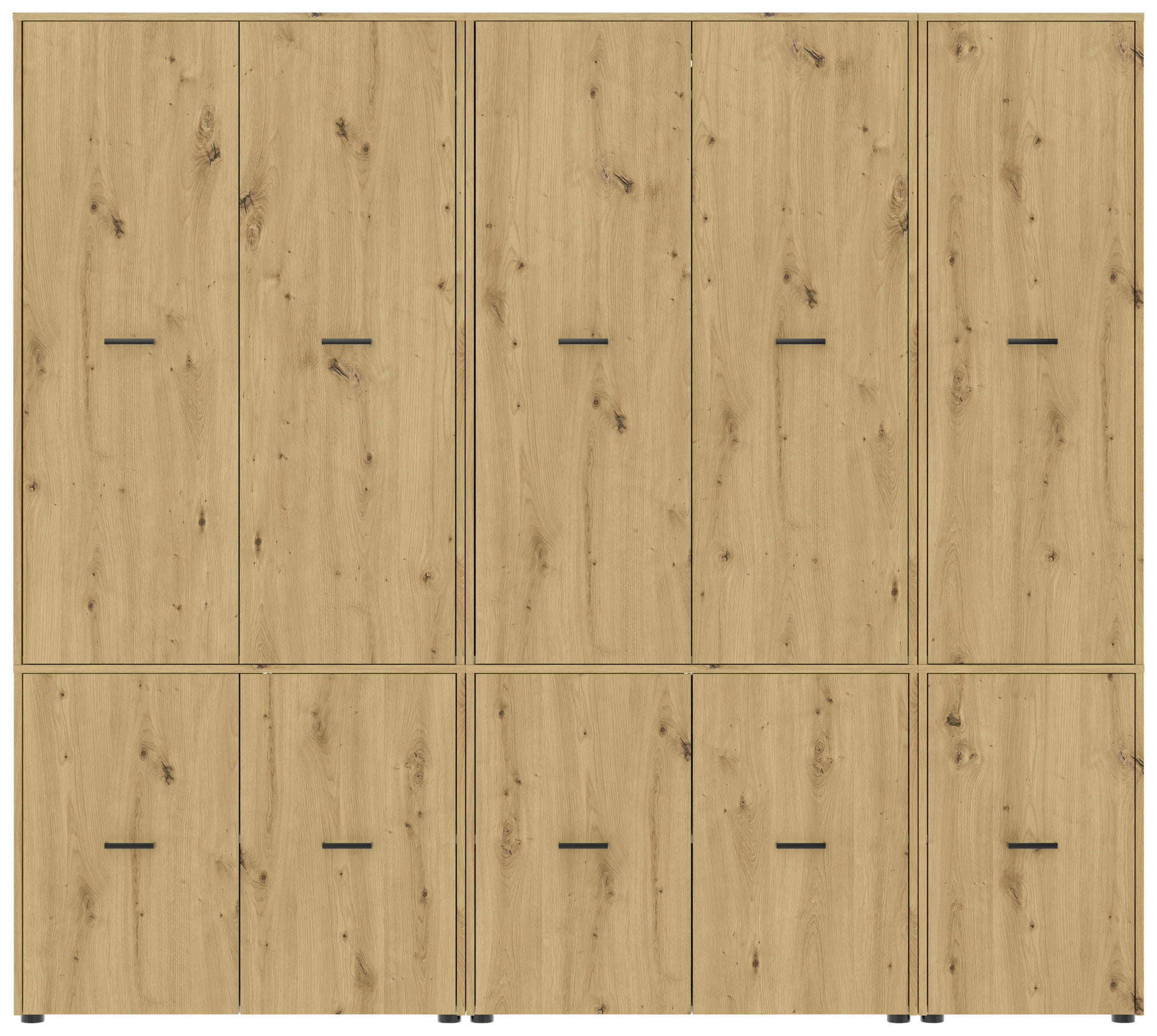 Kleiderschrank Kivo Eiche Artisan Dekor, B: 225 Cm