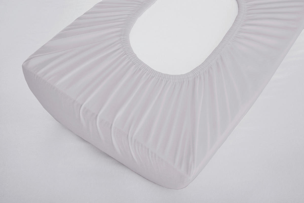 NACKENKISSENBEZUG - Hellgrau, Basics, Textil (18,5/27cm)