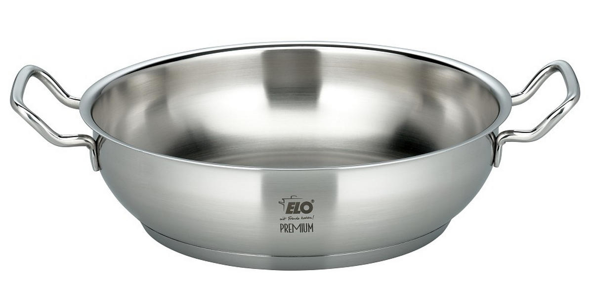 KOCHTOPFSET ELO Gourmet Plus 6-teilig  - Edelstahlfarben/Transparent, Design, Glas/Metall - ELO