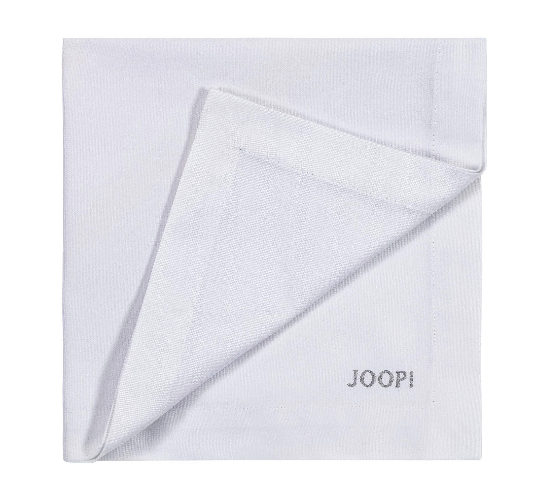 Serviette 2er Set   - Silberfarben/Weiß, Design, Textil (50/50cm) - Joop!