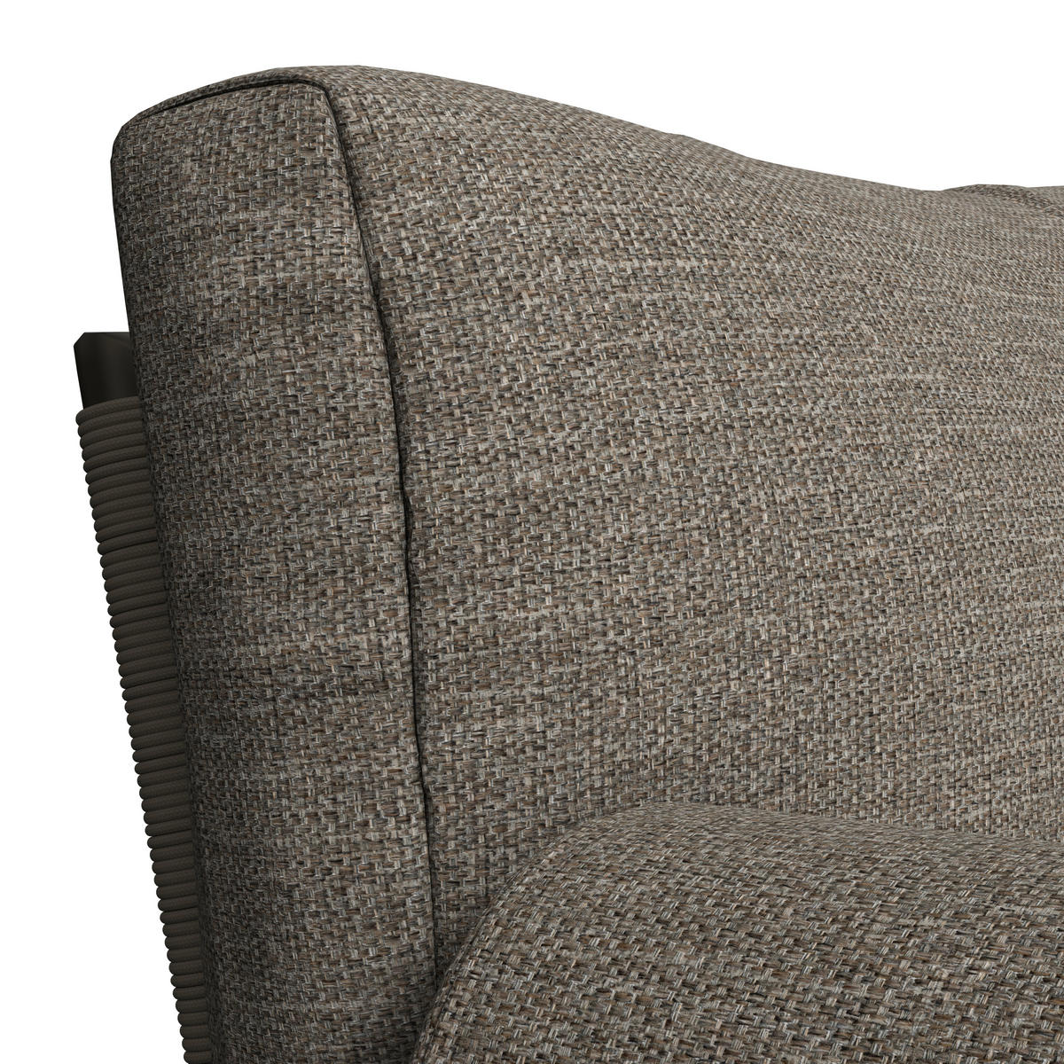 LOUNGE GARNITÚRA 3 részes   239.5/215/83 cm  - natúr színű/Pezsgő, Design, műanyag/textil (239.5/215/83cm) - Amatio