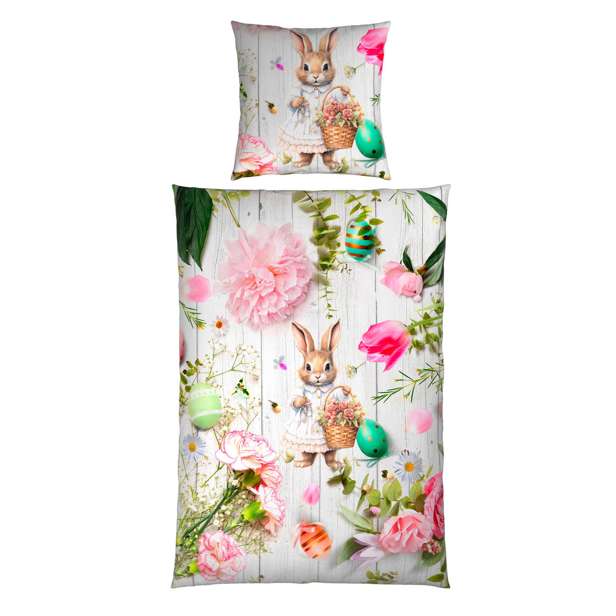 WENDEBETTWÄSCHE Satin 135/200 cm  - Multicolor, Textil (135/200cm) - Novel