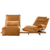 2-SITZER-SOFA in Echtleder Currygelb  - Currygelb/Eichefarben, Natur, Leder/Holz (240/63/115cm) - Koinor