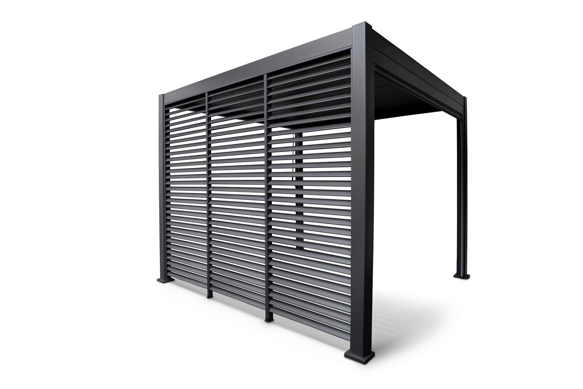 Gardenson Pergola-Seitenteil Mirador Classic+Deluxe Anthrazit 113.3x240x10 cm
