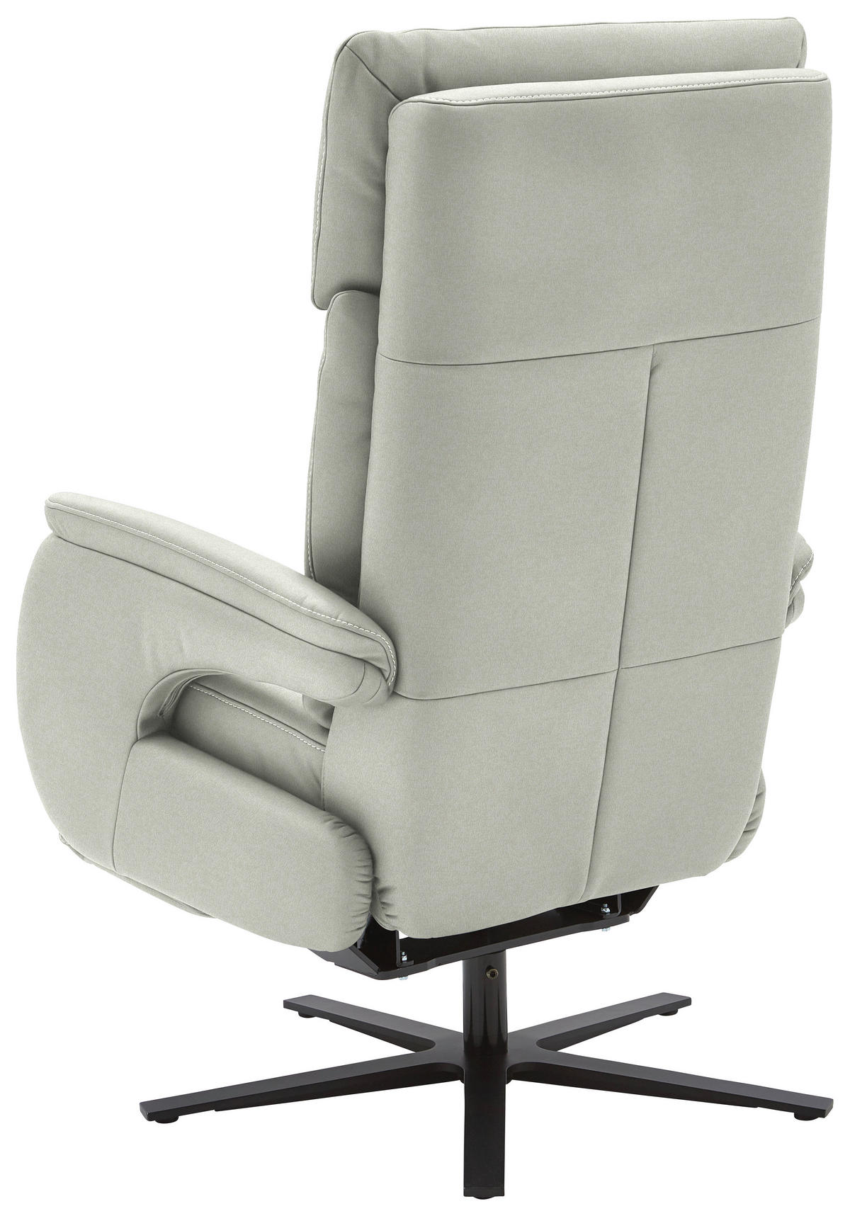 RELAXSESSEL in Textil Hellgrau  - Hellgrau/Schwarz, Design, Textil/Metall (70/117/85cm) - Dieter Knoll