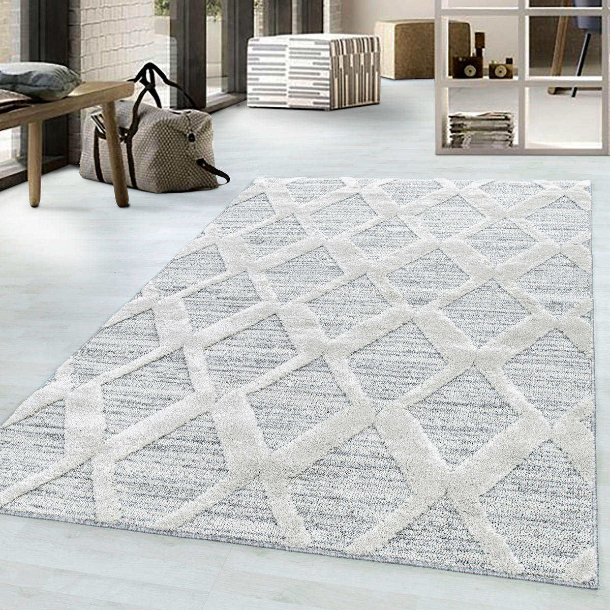TKANI TEPIH 280/370 cm   siva  Pisa 4703 grau  - siva, Konvencionalno, tekstil (280/370cm)