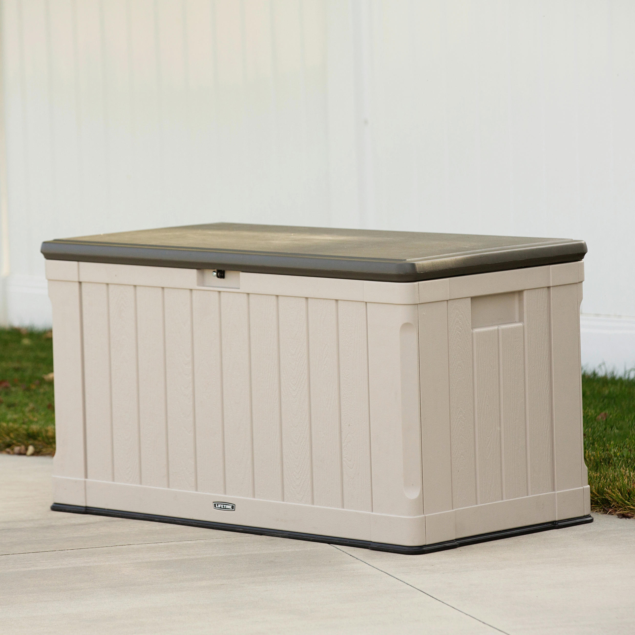 KISSENBOX 128/67/64 cm  - Grau, Basics, Kunststoff (128/67/64cm) - Ambia Garden
