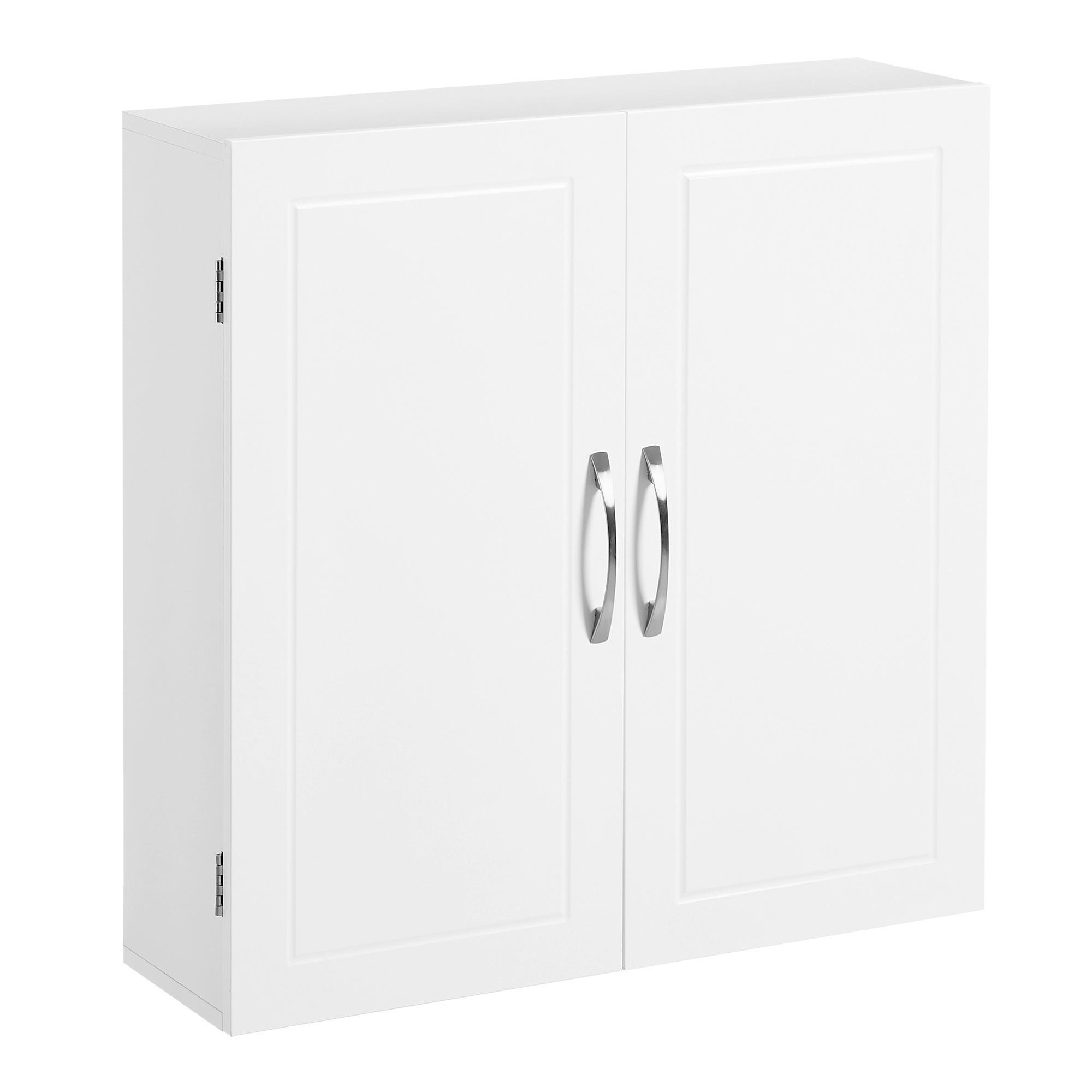 HÄNGESCHRANK 60/60/18 cm  - Weiß, Trend, Holzwerkstoff/Metall (60/60/18cm) - MID.YOU
