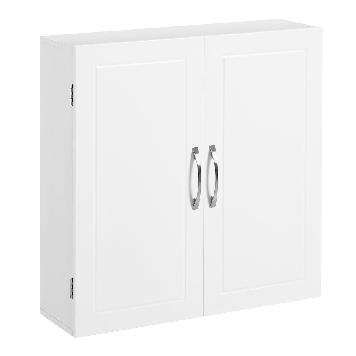 HÄNGESCHRANK 60/60/18 cm  - Weiß, Trend, Holzwerkstoff/Metall (60/60/18cm) - MID.YOU