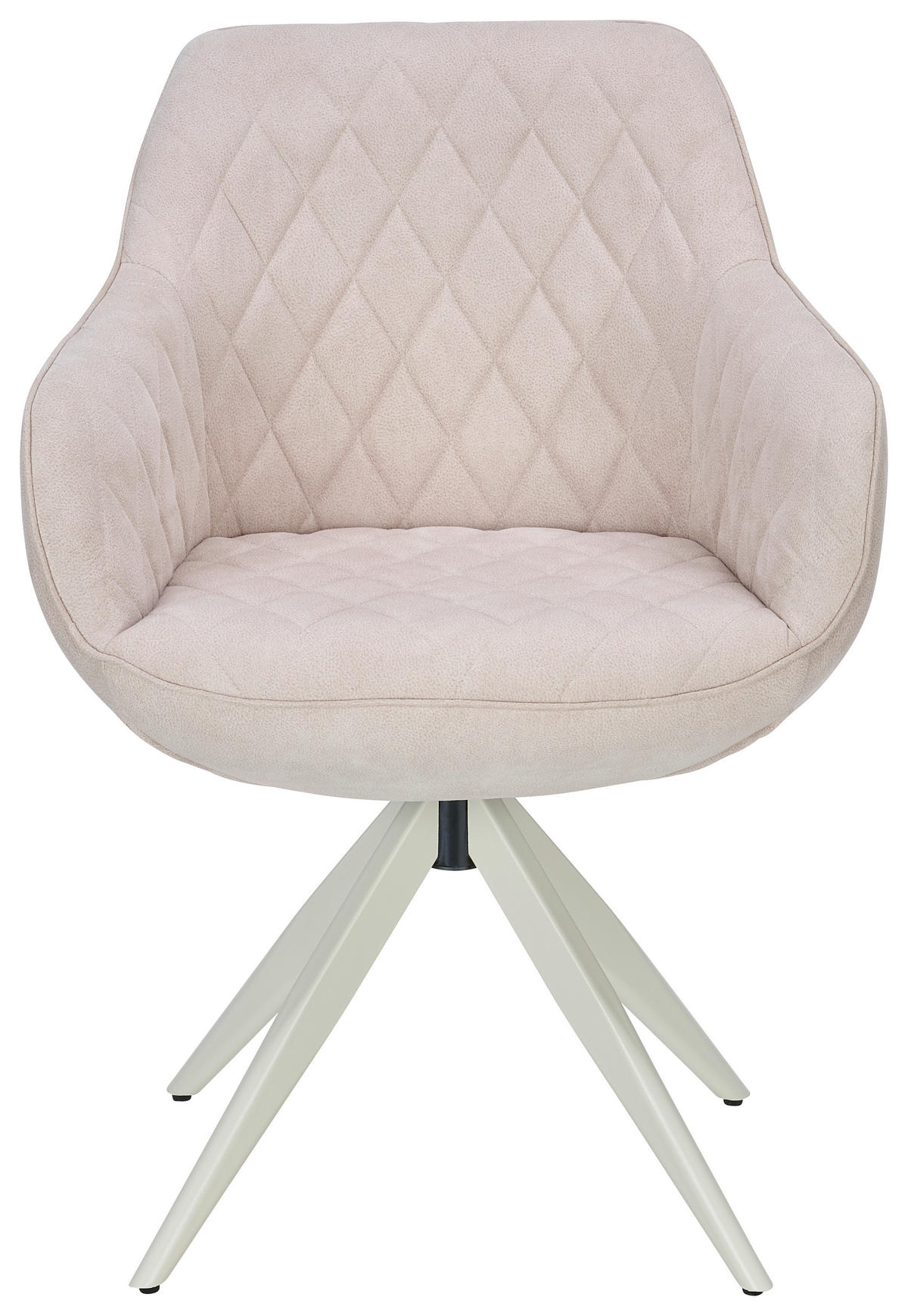 ARMLEHNSTUHL  in Eisen Webstoff  - Beige, MODERN, Textil/Metall (59/84/59cm) - Livetastic