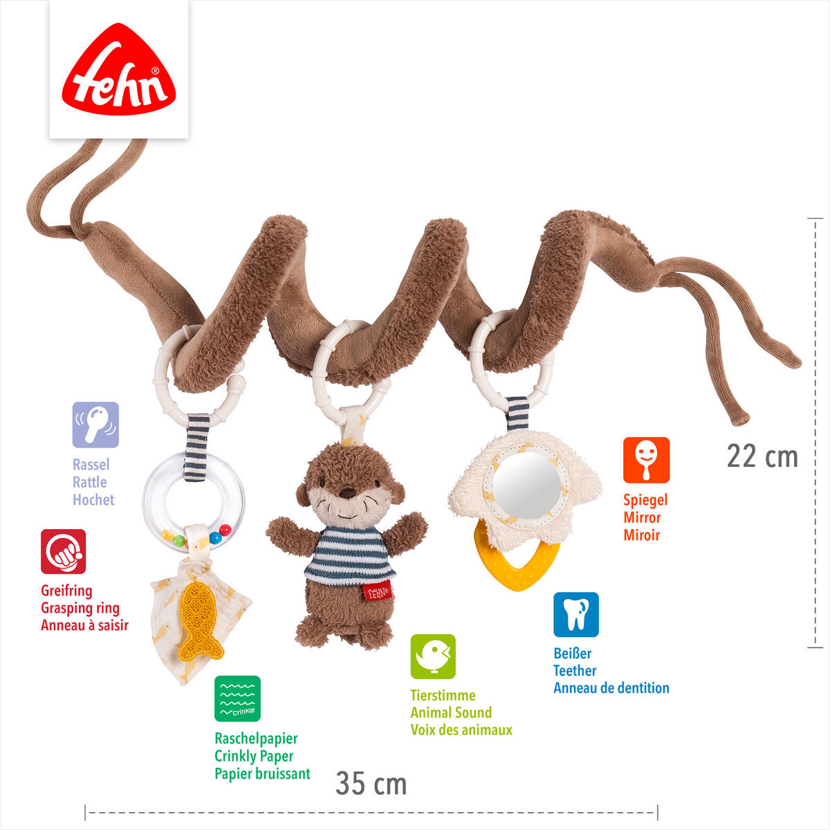 BABYSCHALENMOBILE  - Basics (23/25/7,8cm) - Fehn