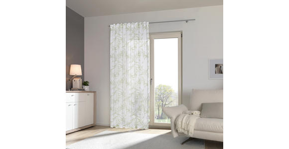 FERTIGVORHANG halbtransparent - Grün, Design, Textil (140/245cm) - Esposa