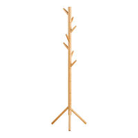 GARDEROBENSTÄNDER in Naturfarben 50/163/50 cm   - Naturfarben, Basics, Holz (50/163/50cm)