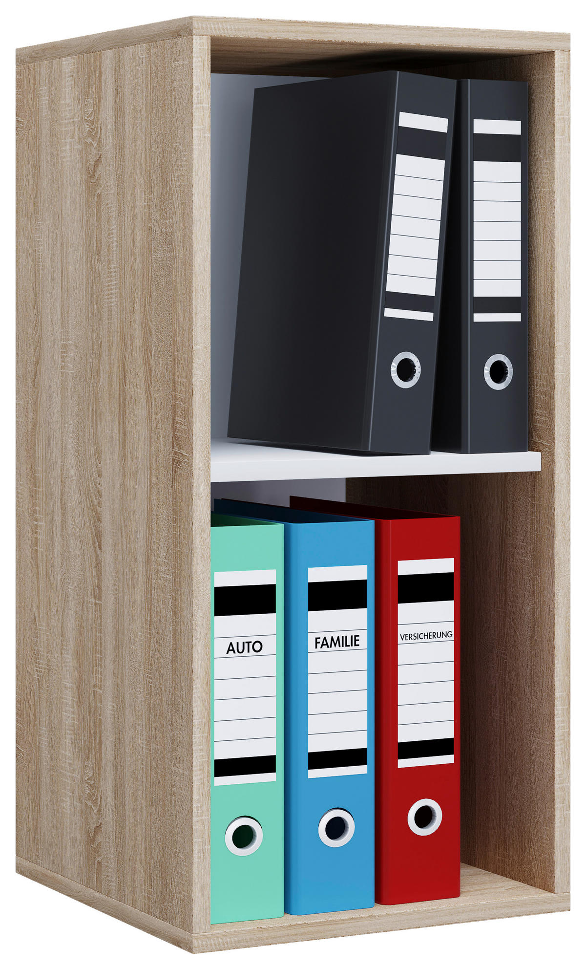 AKTENREGAL 35/74/37 cm  - Buchefarben/Sonoma Eiche, Modern, Holzwerkstoff (35/74/37cm) - MID.YOU