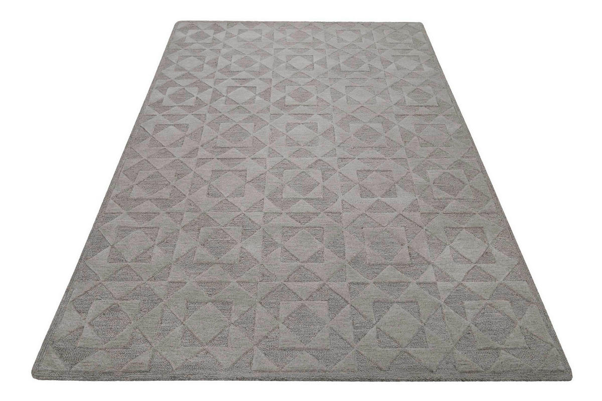 WEBTEPPICH 110/170 cm Downtown Grau  - Grau, Design, Textil (110/170cm) - Esprit