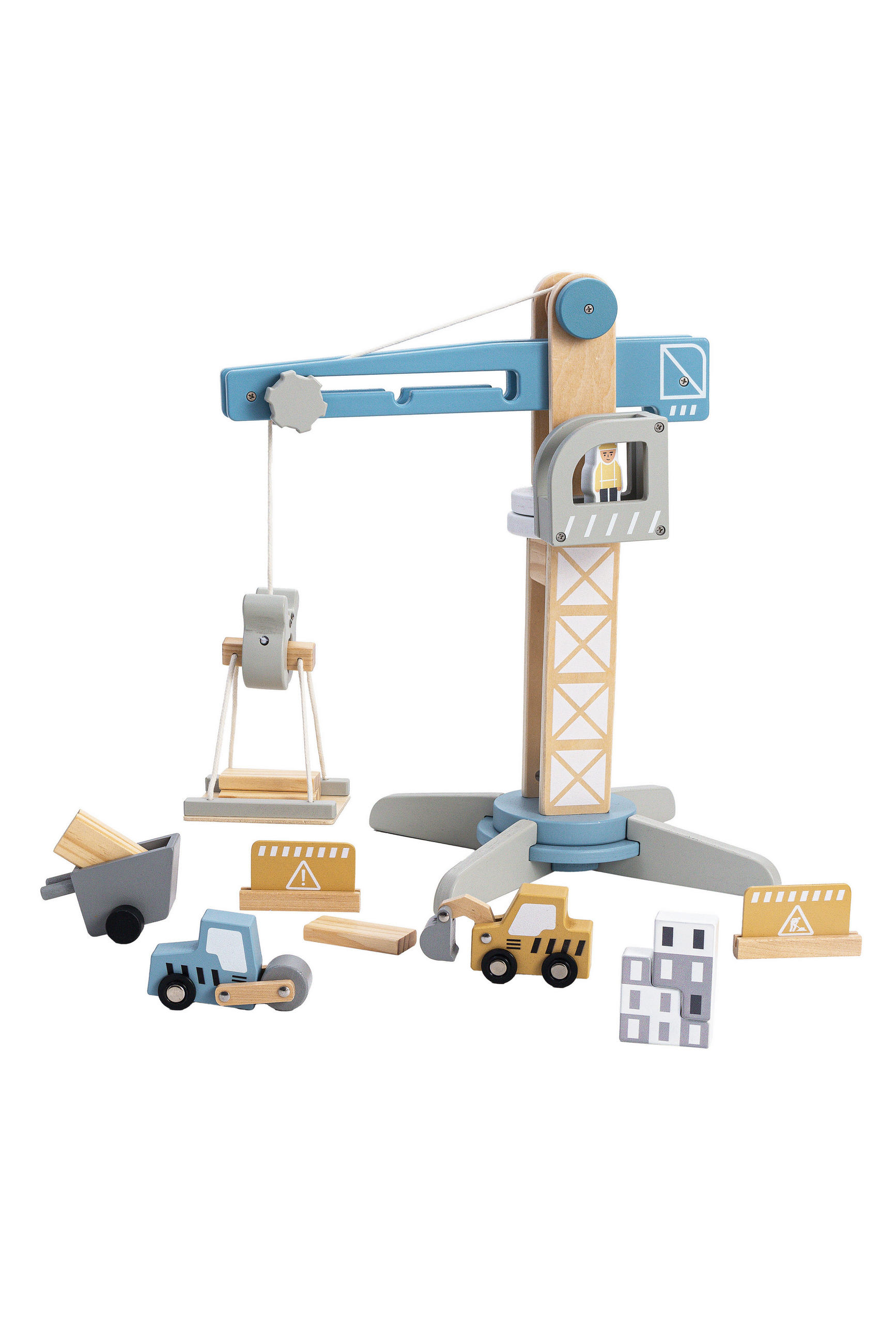 MOTORIKSPIEL  - Pastellblau/Gelb, Basics, Holz/Holzwerkstoff (31,6/21,2/36,4cm) - My Baby Lou