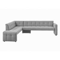 ECKBANK 265/197 cm  in Hellgrau  - Hellgrau/Schwarz, MODERN, Holz/Holzwerkstoff (265/197cm) - Livetastic