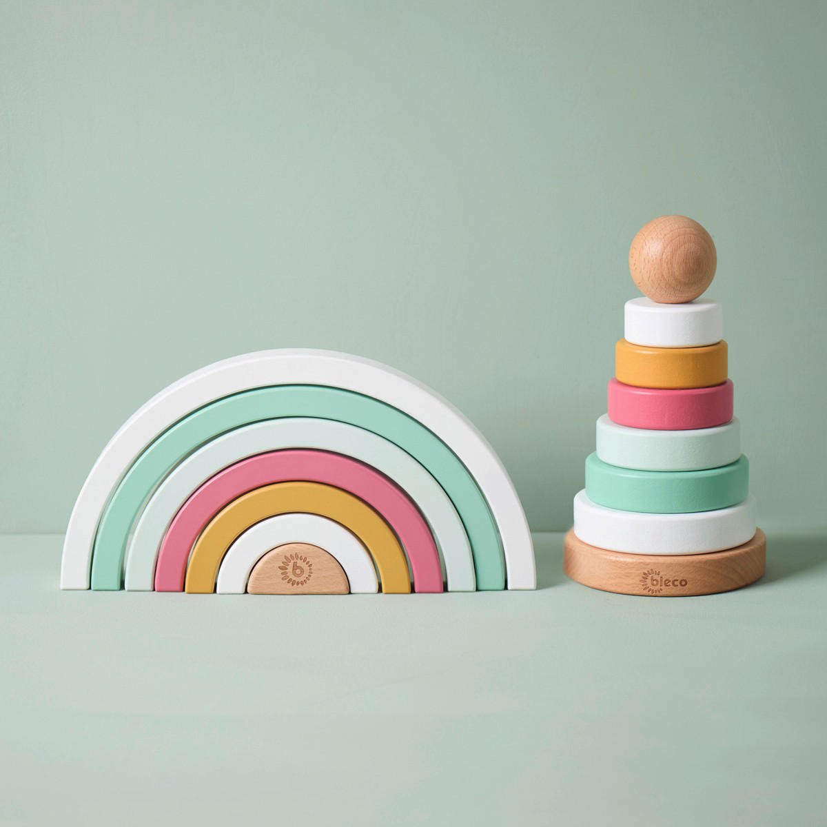 STAPELTURM Stapelturm Berry  - Multicolor, Basics, Holz (10/18,5/10cm)