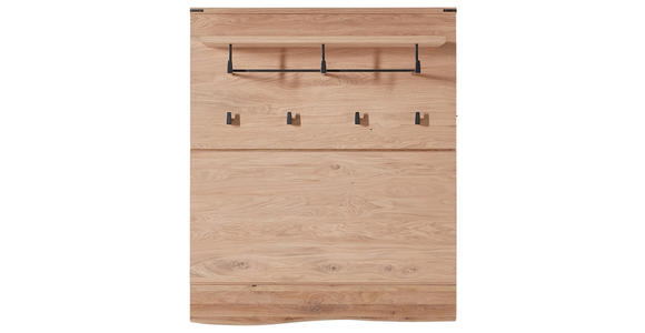 GARDEROBENPANEEL in 101/120/26 cm - Eichefarben, Natur, Holz/Holzwerkstoff (101/120/26cm) - Linea Natura