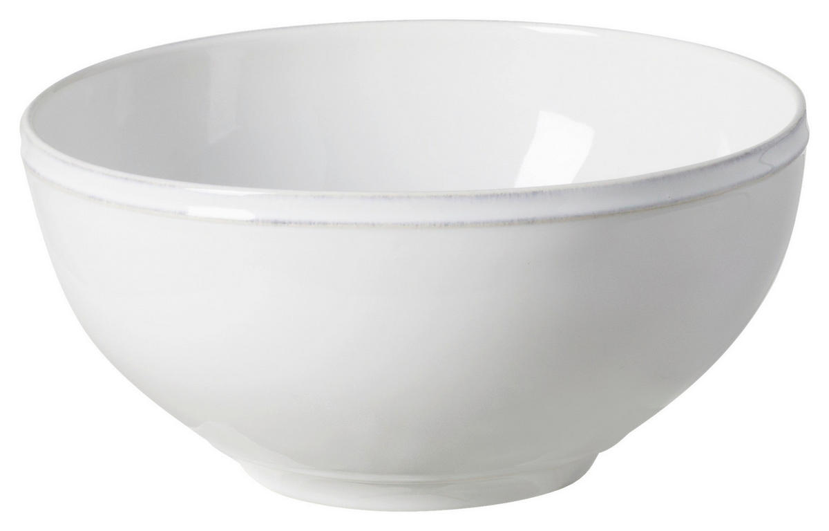 SCHÜSSEL FRISO   - Weiß, Basics, Keramik (21,5/10cm) - Costa Nova