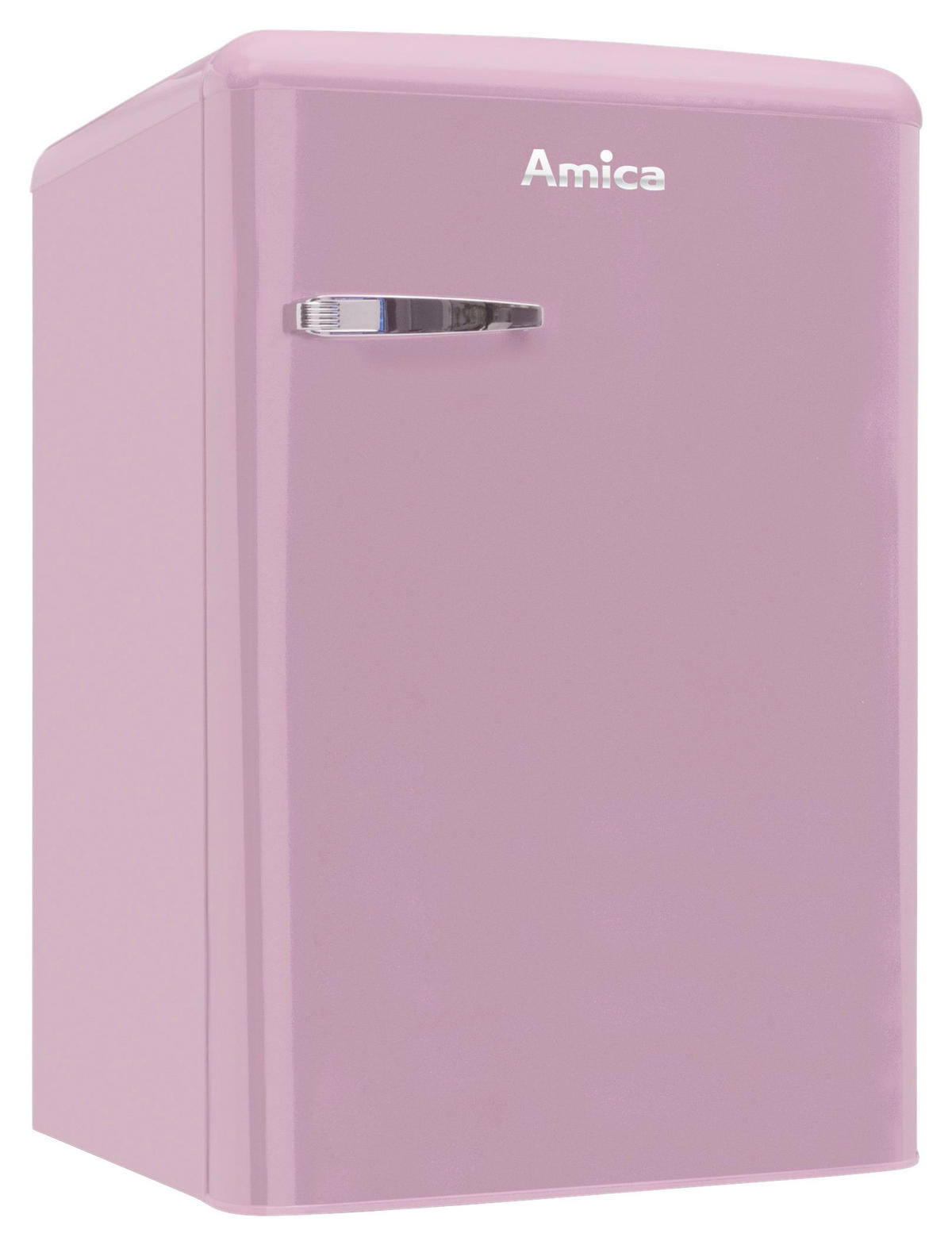 KÜHLSCHRANK 55/86/61,5 cm KS 15616 P  - Pink/Rosa, Basics, Glas/Metall (55/86/61,5cm) - Amica