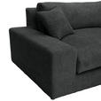ECKSOFA  Anthrazit Bouclé  - Greige/Anthrazit, MODERN, Kunststoff/Textil (255/255cm) - Landscape