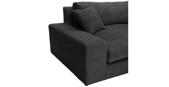 ECKSOFA  Anthrazit Bouclé  - Greige/Anthrazit, MODERN, Kunststoff/Textil (255/255cm) - Landscape