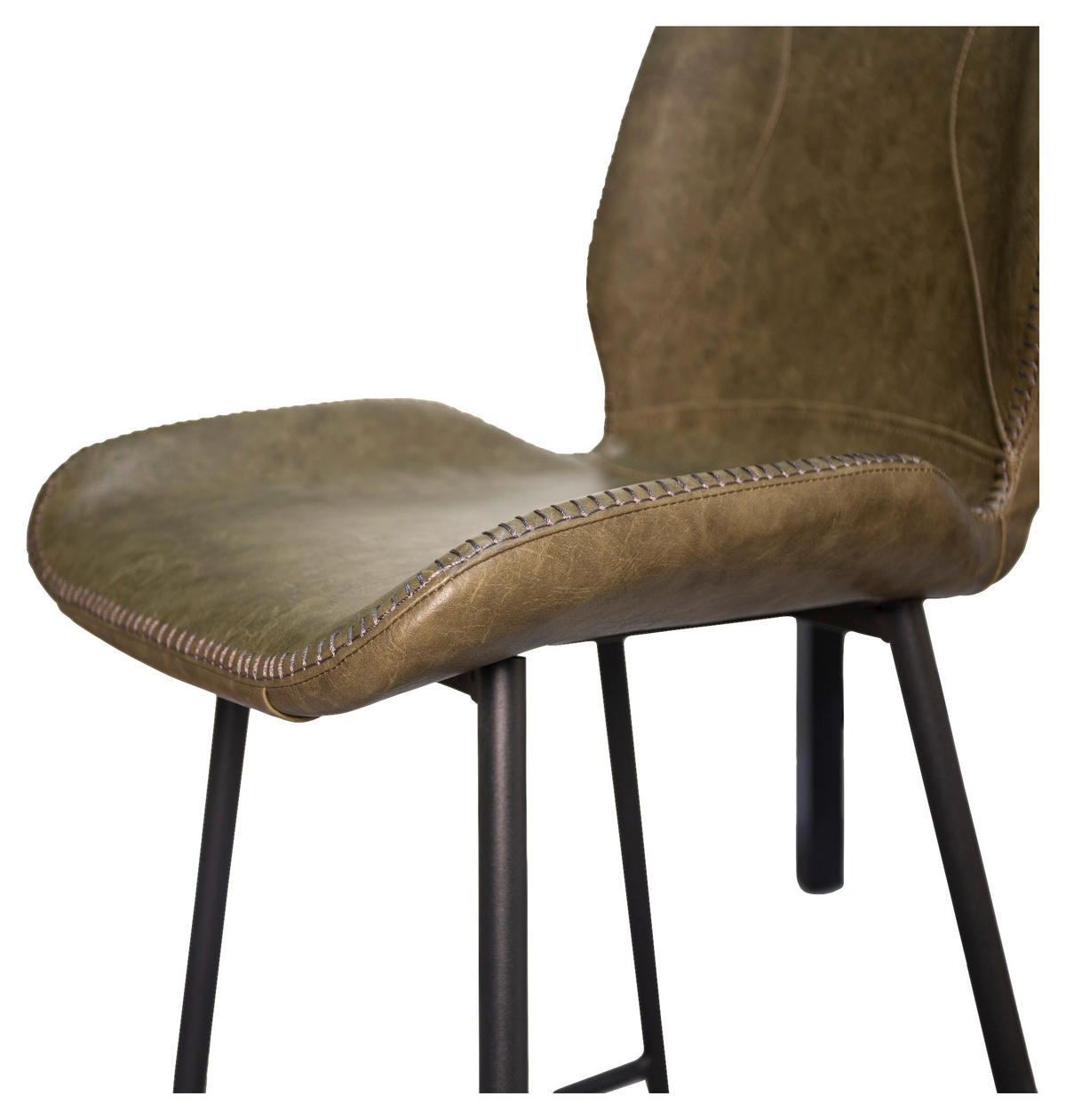 BARHOCKER-SET in Grün  - Schwarz/Grün, KONVENTIONELL, Kunststoff/Textil (47/99/55cm) - MID.YOU