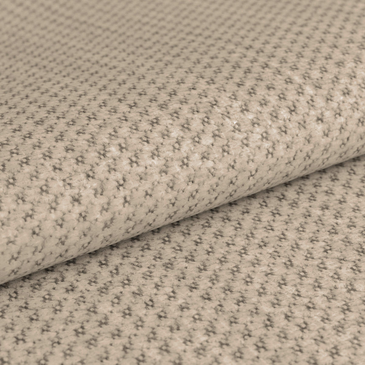 ECKSOFA Beige Webstoff  - Beige/Schwarz, Trend, Kunststoff/Textil (168/285cm) - Livetastic