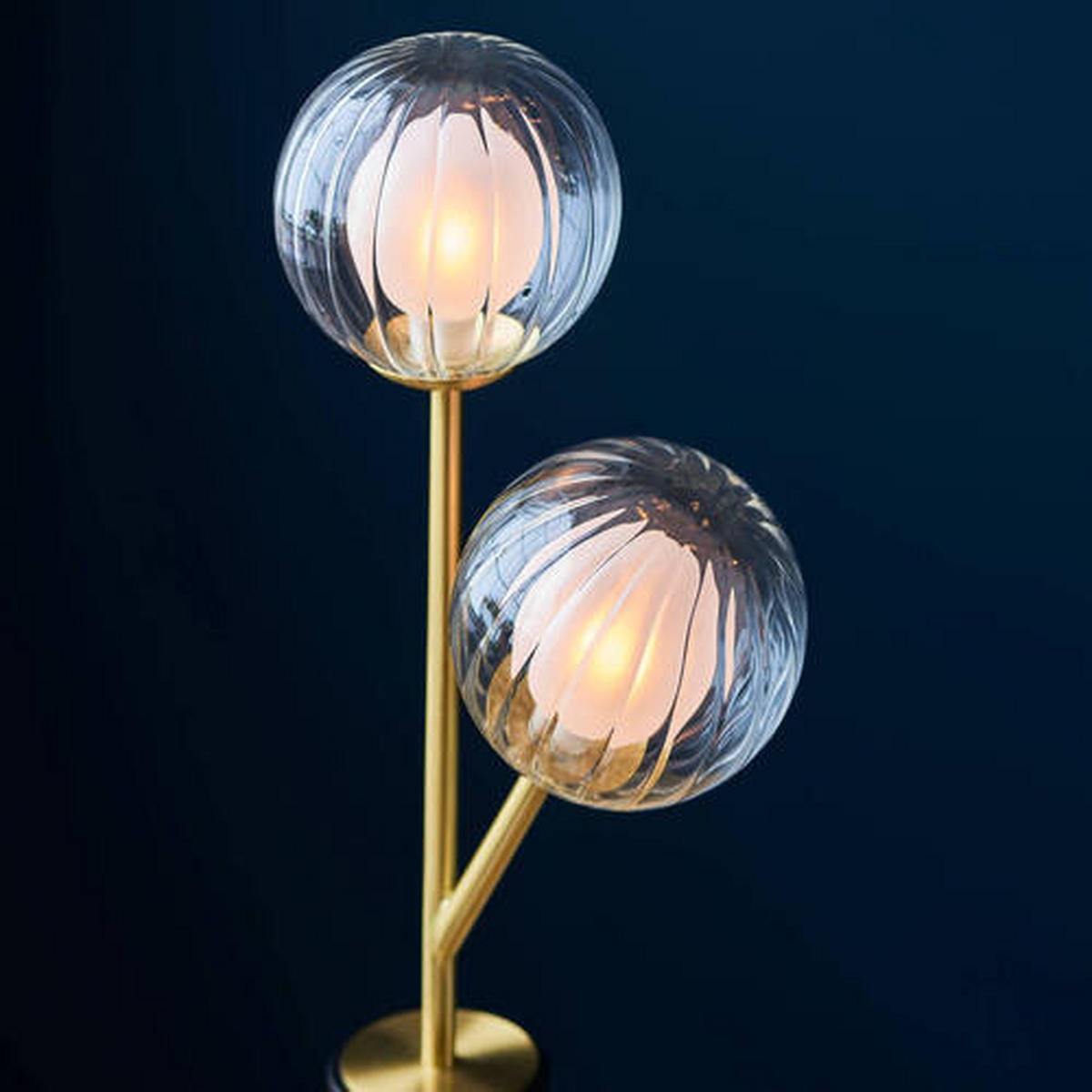 TISCHLEUCHTE Northwest 19/12/51 cm   - Klar/Chromfarben, Design, Glas/Metall (19/12/51cm) - ENDON
