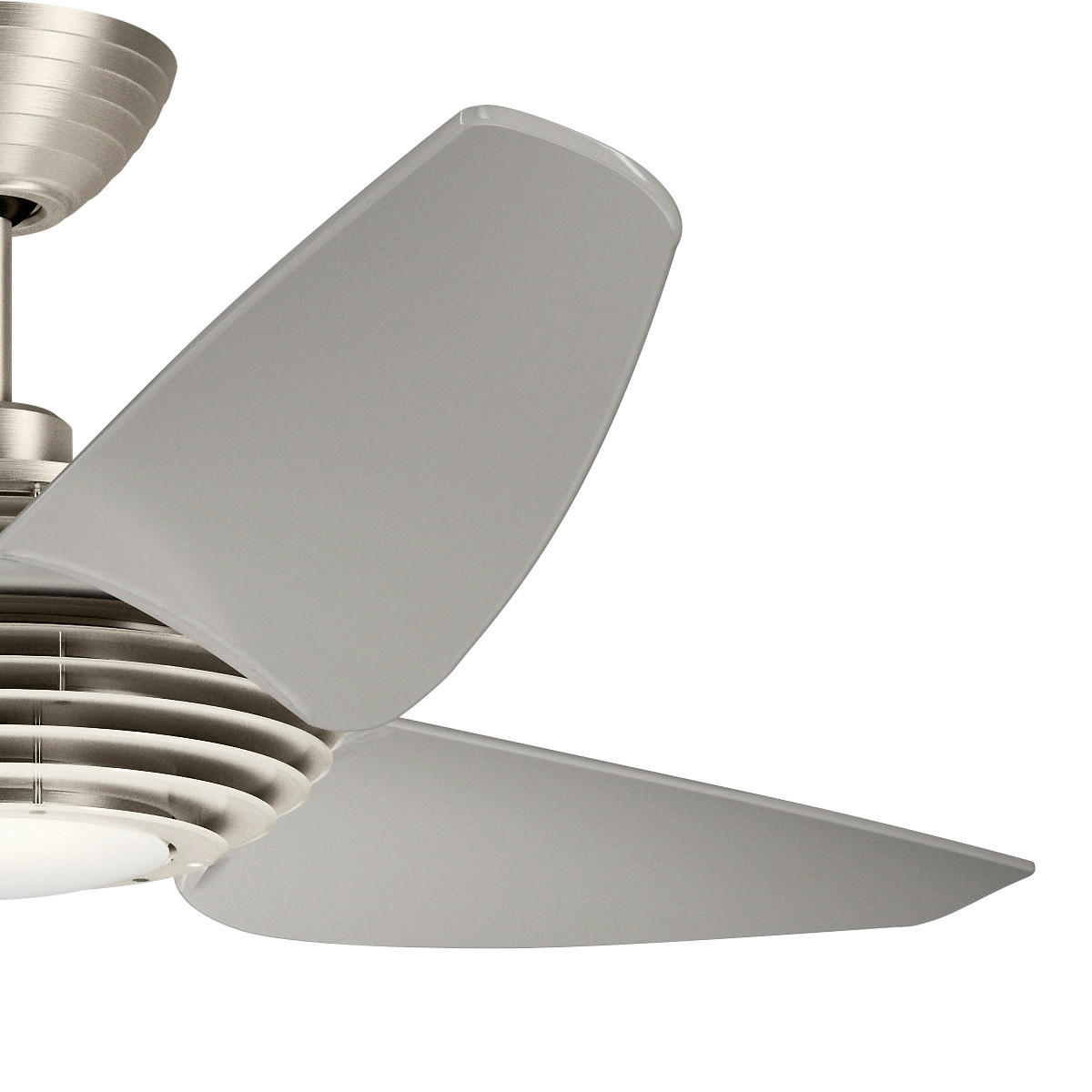 DECKENVENTILATOR  152/38 cm    - Champagner/Edelstahlfarben, Design, Kunststoff (152/38cm) - Elstead Lighting