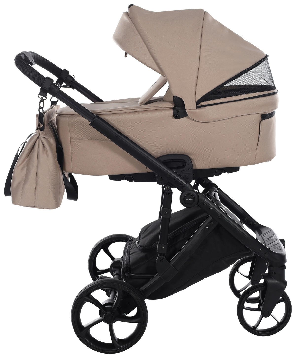 BARNVAGNSSET Easy Compact  - beige/svart, Basics, metall/textil (108/61/96cm) - Jimmylee