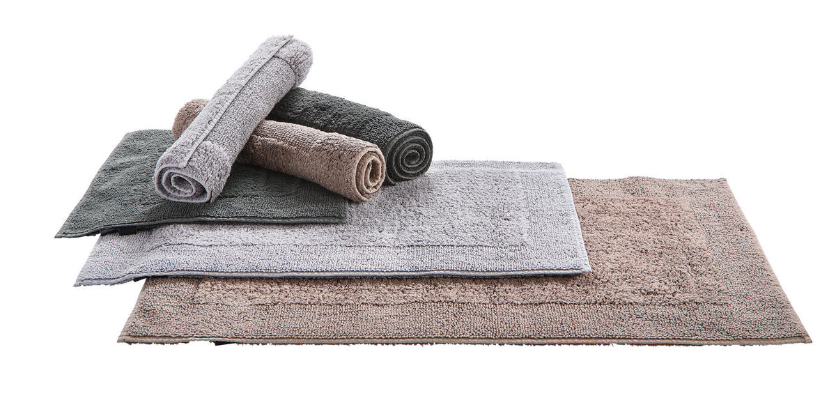 KOUPELNOVÁ PŘEDLOŽKA, 60/60 cm - antracitová, textil (60/60cm) - Dieter Knoll
