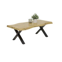 COUCHTISCH 110/60/42 cm rechteckig Schwarz, Wildeiche  - Wildeiche/Schwarz, Basics, Holzwerkstoff/Metall (110/60/42cm) - Boxxx