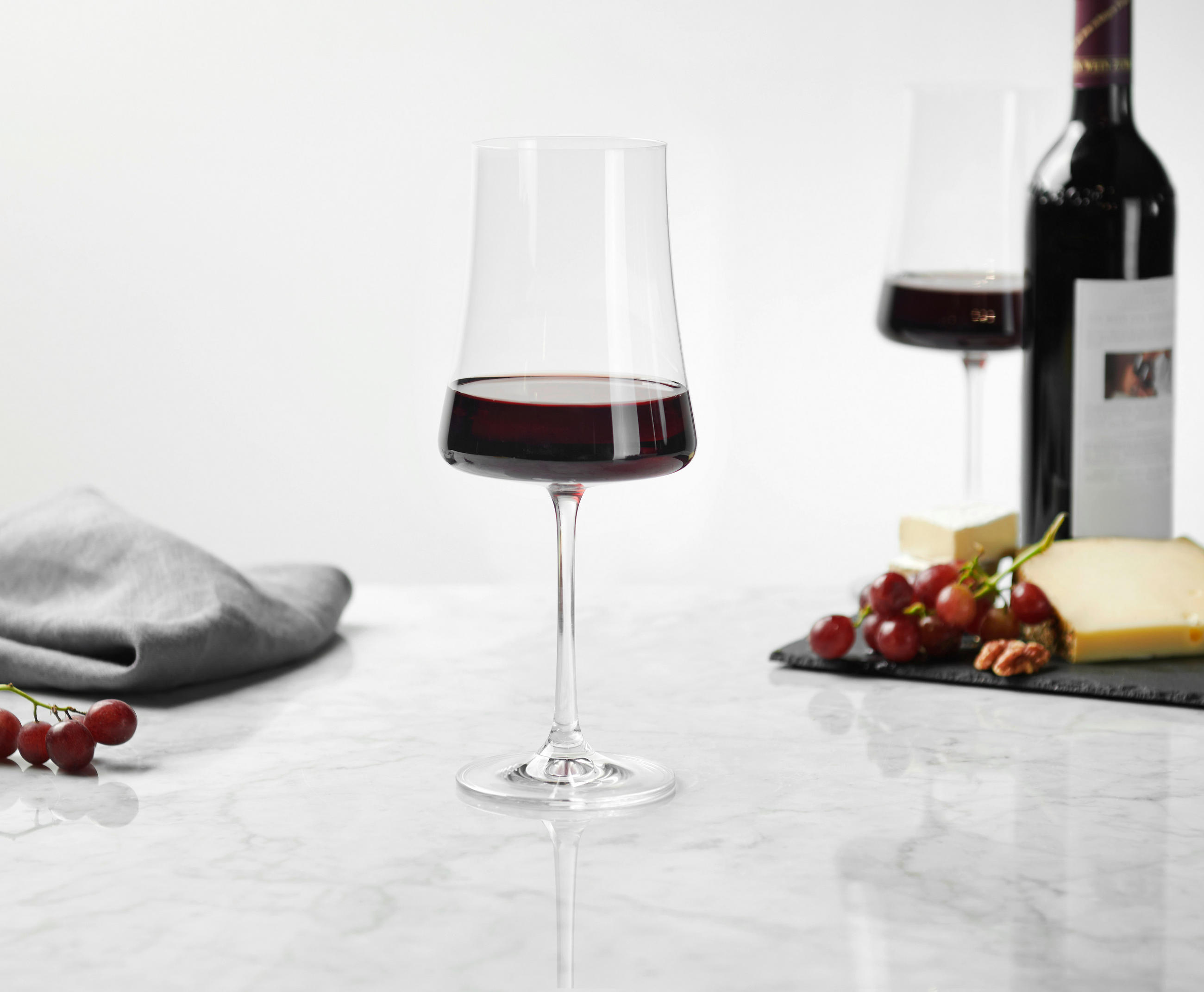 BORDEAUX POHÁR - átlátszó, Design, Üveg (0,56l) - Novel