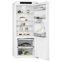 KÜHLSCHRANK 55,6/139,8/54,9 cm SKE814D9ZC  - Weiß, Basics, Metall (55,6/139,8/54,9cm) - AEG