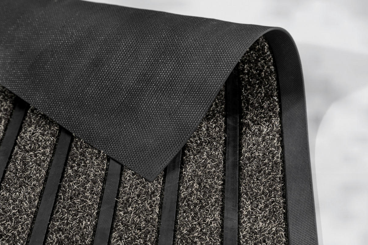 OTIRAČ ZA OBUĆU 45/75 cm   - antracit, Osnovno, tekstil (45/75cm)