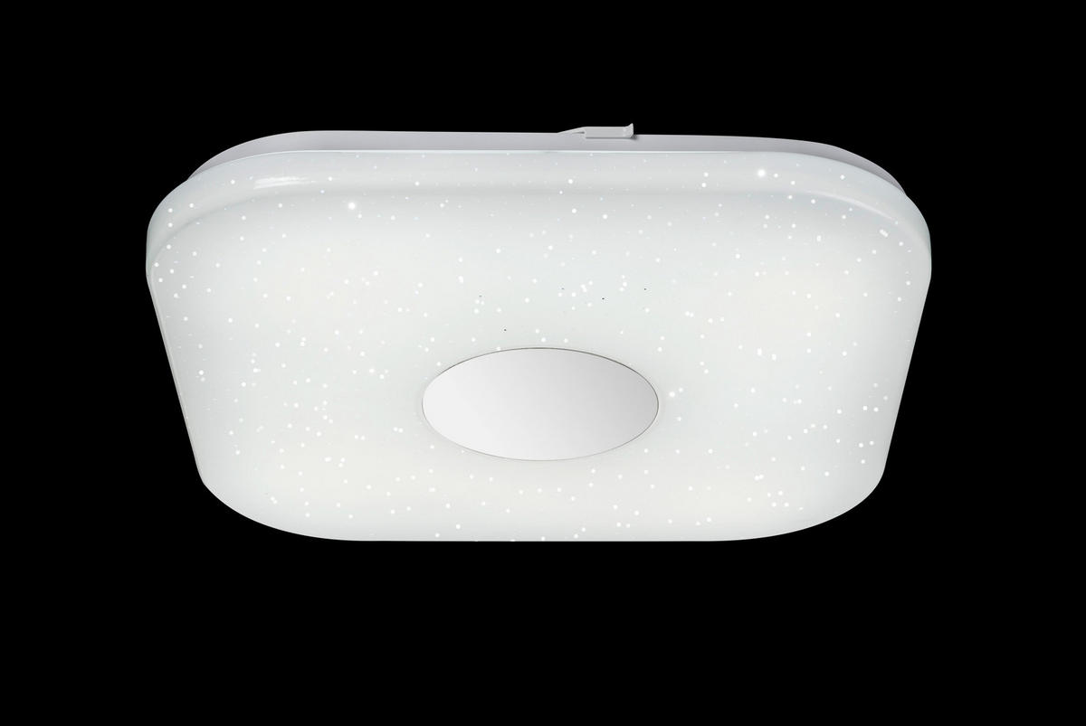 LED-DECKENLEUCHTE  35,5/35,5/5,3 cm    - Opal/Weiß, MODERN, Kunststoff/Metall (35,5/35,5/5,3cm)