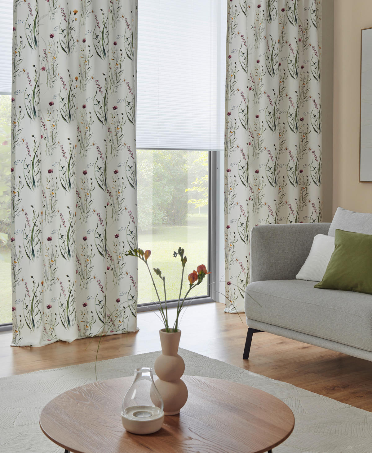 VORHANGSTOFF per lfm blickdicht  - Multicolor, Basics, Kunststoff (150cm) - Esposa