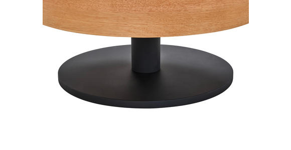 COUCHTISCH in Holz, Holzwerkstoff 78/78/41 cm  - Eichefarben/Schwarz, Natur, Holz/Holzwerkstoff (78/78/41cm) - Waldwelt