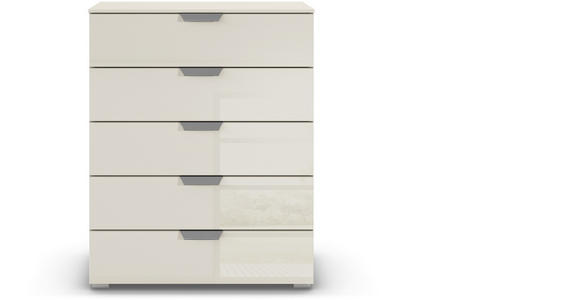 KOMMODE  in 80/100/42 cm  - Chromfarben/Champagner, Design, Glas/Holzwerkstoff (80/100/42cm) - Carryhome