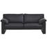 SOFA in Leder Schwarz - Schwarz, Design, Leder (210/81-84/87cm) - Erpo SOFA in Leder Schwarz - Schwarz, Design, Leder (210/81-84/87cm) - Erpo